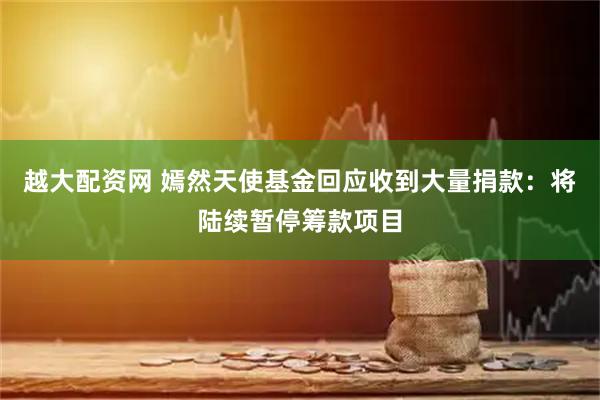 越大配资网 嫣然天使基金回应收到大量捐款：将陆续暂停筹款项目